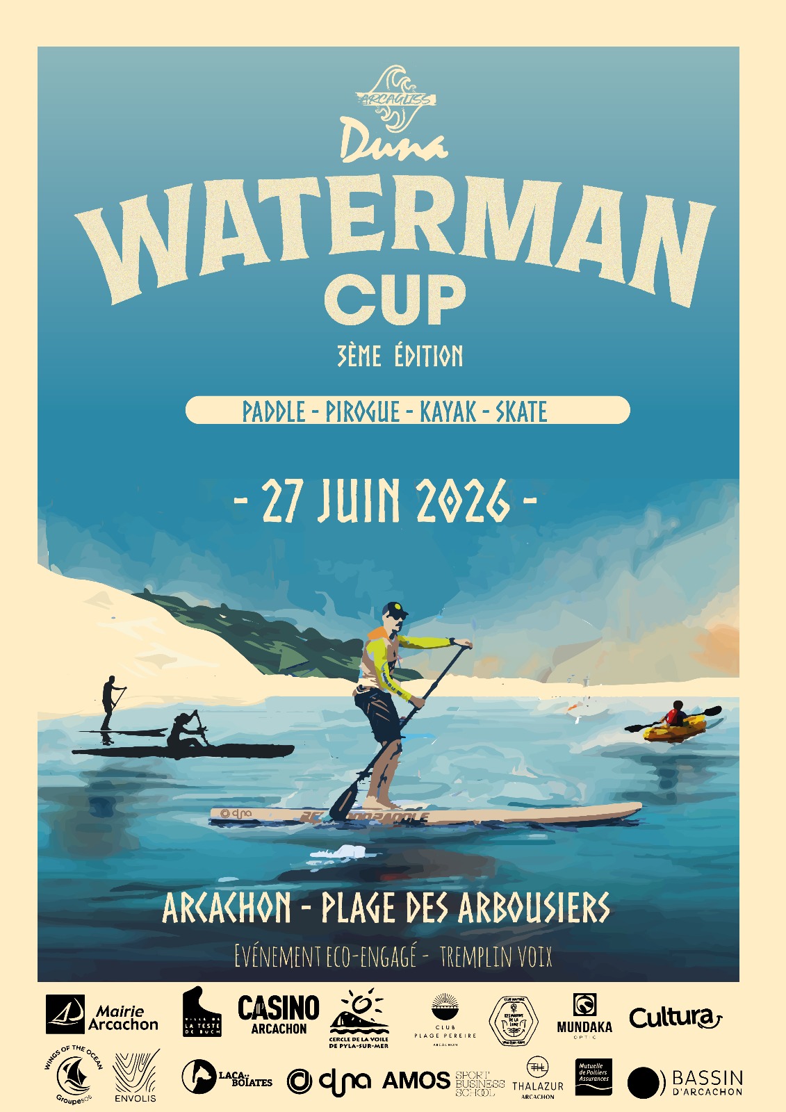 Animations paddle enfants dès 6ans Arcachon La Teste de Buch Moulleau